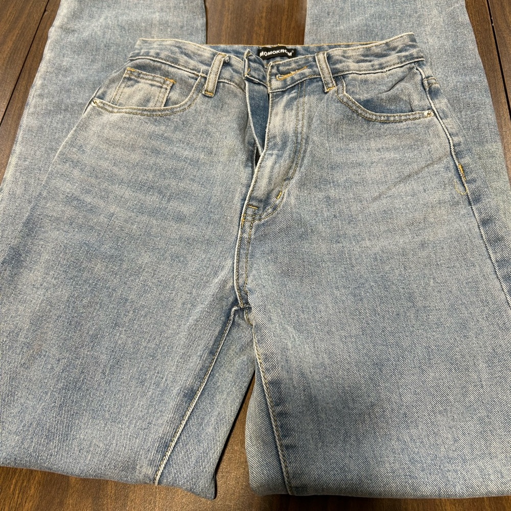 MOMOKROM Blue Denim Jeans SIZE 8